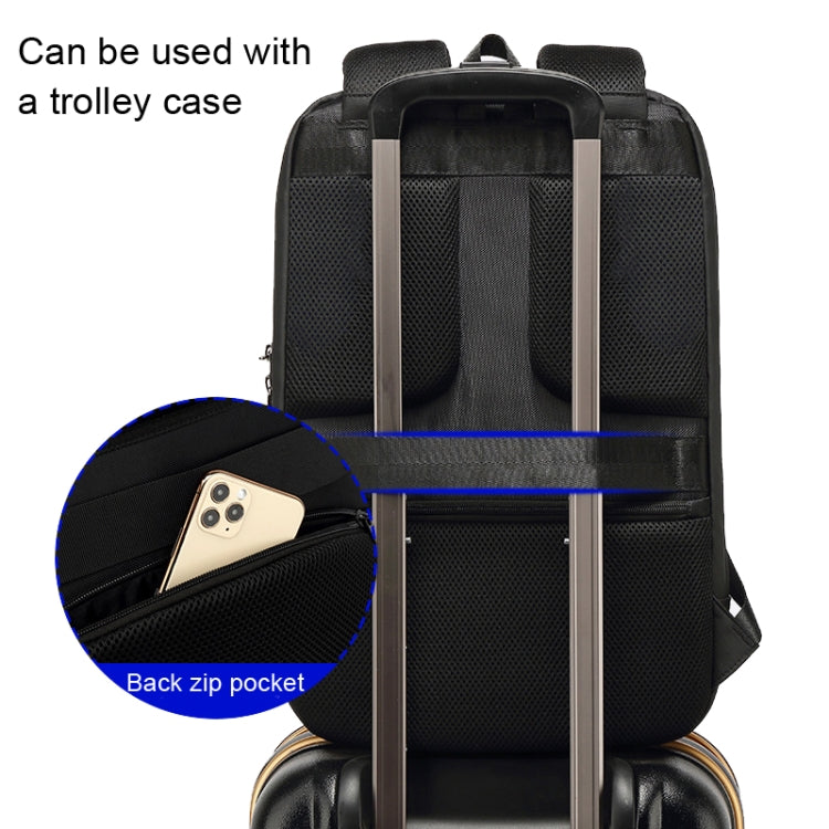 Frendorf | SKV B20430 Herren Große Kapazität Pendler Laptop Tasche Business Casual Rucksack (Blau)