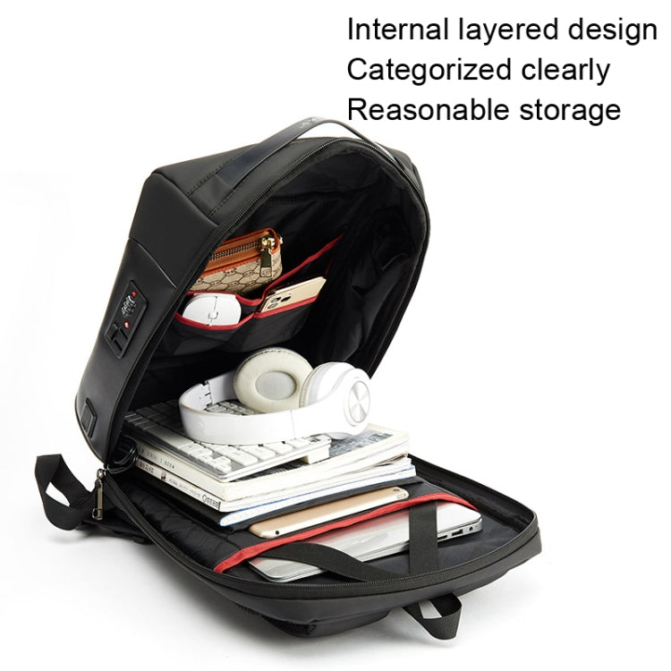 Frendorf | SKV B20430 Herren Große Kapazität Pendler Laptop Tasche Business Casual Rucksack (Blau)