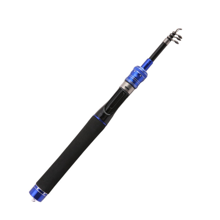 Frendorf | Teleskopische Angelrute Mini Angelrute Tragbare Angelgeräte, Länge: 2,1 m (Blaue Gerade Griffe)