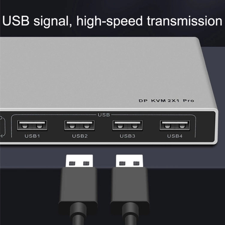 Frendorf | 8K KYSW59 60HZ DP USB KVM Switch 2-in-1 Computer Sharing Device