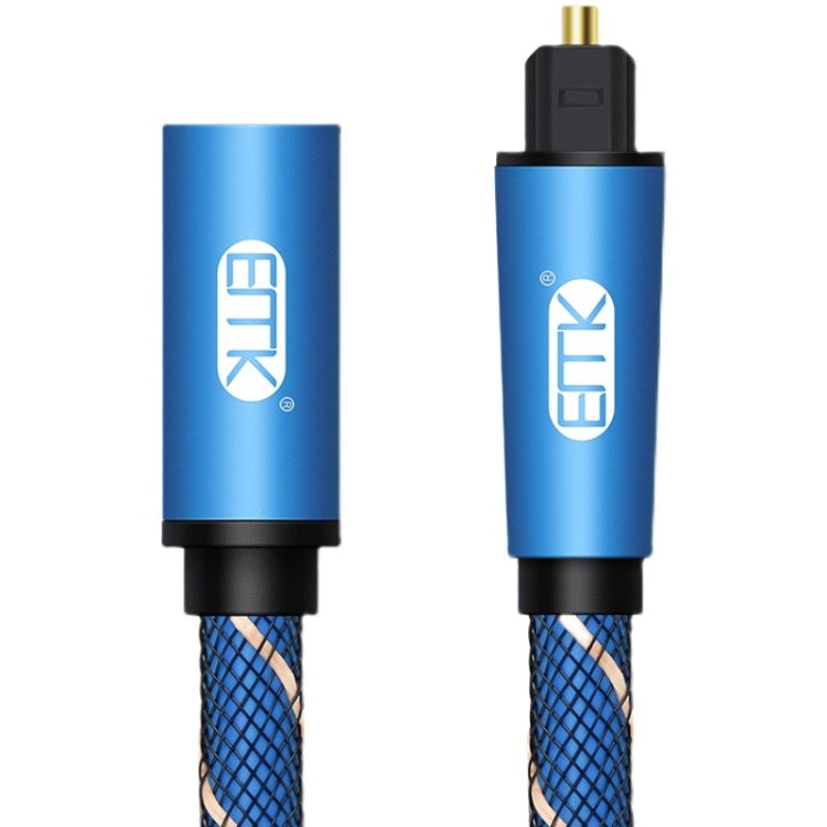 Frendorf | EMK Male To Female SPDIF Paired Digital Optical Audio Verlängerungskabel, Kabellänge: 3m (Blau)