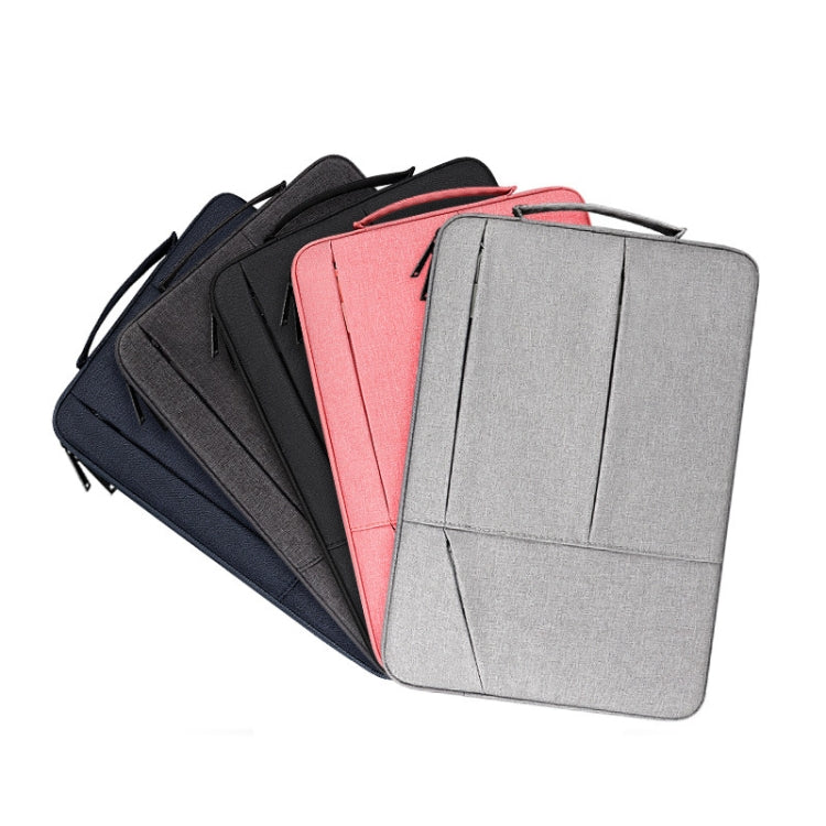 Frendorf | ST02 Große Kapazität Wasserdicht Stoßdämpfend Laptop Handtasche, Größe: 13,3 Zoll (Navy Blau)