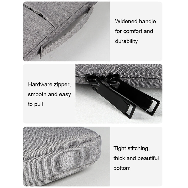 Frendorf | ST02 Große Kapazität Wasserdicht Stoßdämpfend Laptop Handtasche, Größe: 13,3 Zoll (Navy Blau)