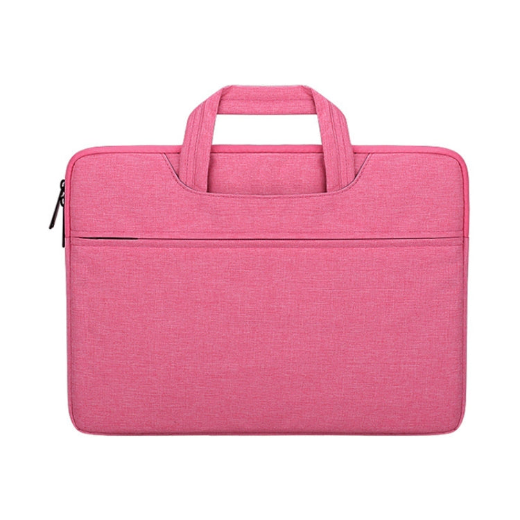 Frendorf | ST01 Großes Fassungsvermögen Wasserdicht Shock-Absorbierend Laptop Handtasche, Größe: 13,3 Zoll (Rose Pink)