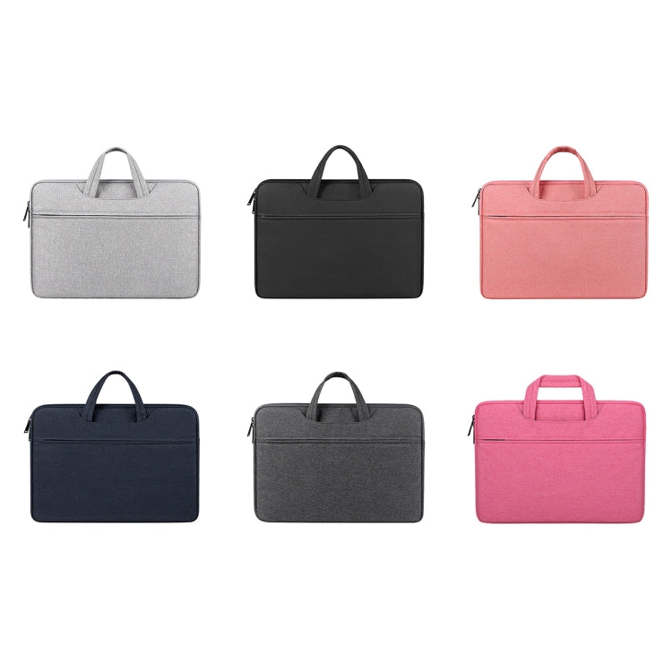 Frendorf | ST01 Großes Fassungsvermögen Wasserdicht Shock-Absorbierend Laptop Handtasche, Größe: 13,3 Zoll (Rose Pink)