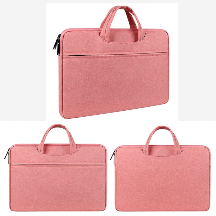 Frendorf | ST01 Großes Fassungsvermögen Wasserdicht Shock-Absorbierend Laptop Handtasche, Größe: 13,3 Zoll (Rose Pink)