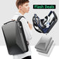 Frendorf | Bopai 61-93318A Hartschalen wasserdichter erweiterbarer Rucksack mit USB-Ladeanschluss, Spezifikation: Passwort (Silber)