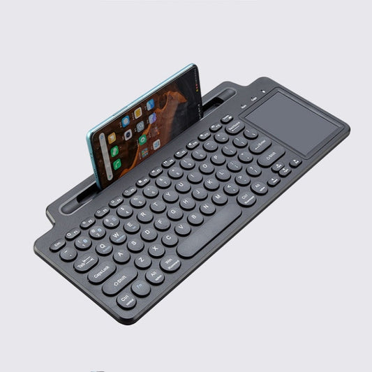 Frendorf | 2.4G Bluetooth Wireless-Tastatur mit Kartensteckplatz-Halterung mit Touchpad