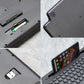 Frendorf | 2.4G Bluetooth Wireless-Tastatur mit Kartensteckplatz-Halterung mit Touchpad