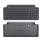 Frendorf | 2.4G Bluetooth Wireless-Tastatur mit Kartensteckplatz-Halterung mit Touchpad
