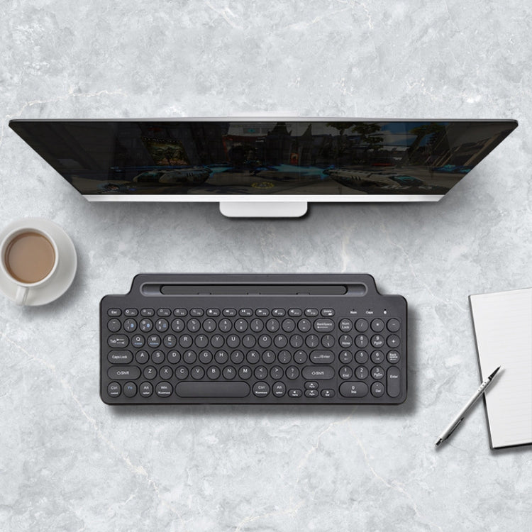 Frendorf | 2.4G Bluetooth Wireless-Tastatur mit Kartensteckplatz-Halterung mit Touchpad