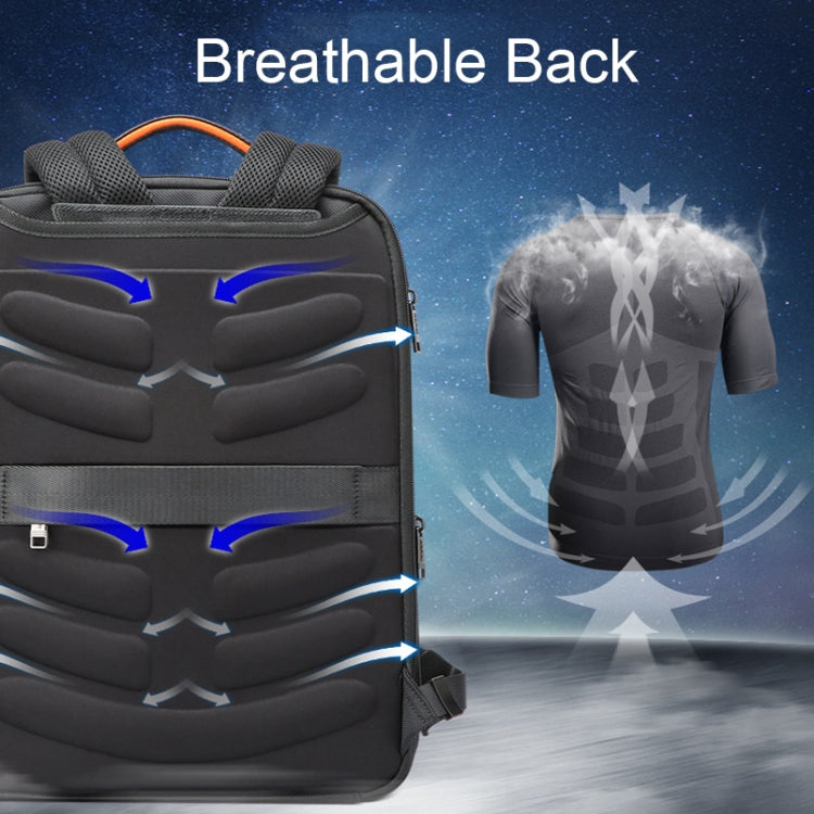 Frendorf | Bopai 61-120621A Outdoor Wasserdichter Laptop-Rucksack mit USB-Ladeanschluss, Spezifikation: Reguläre Version