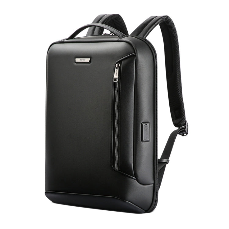 Frendorf | Bopai 61-109311 Großer Kapazität Leichter Wasserdichter Laptop-Rucksack mit USB-Ladeanschluss (Schwarz)
