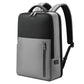 Frendorf | Bopai 61-68118 Multifunktionaler Verschleißfester Diebstahlschutz Laptop Rucksack mit USB Ladeanschluss (Silber Grau)