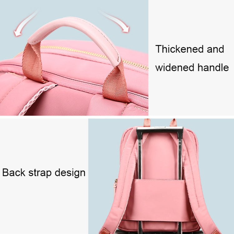 Frendorf | Bopai 62-51316 Multifunktionaler, strapazierfähiger Antidieb-Laptop-Rucksack (Pink)