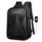 Frendorf | 160 Großer Kapazität ABS Wasserdichter Laptop-Rucksack mit USB-Ladeanschluss (Schwarz)