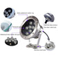 LED Unterwasserlicht Pool Fisch Teich Brunnen Wasserdicht Landschaftslicht 18W (Warmweiß)