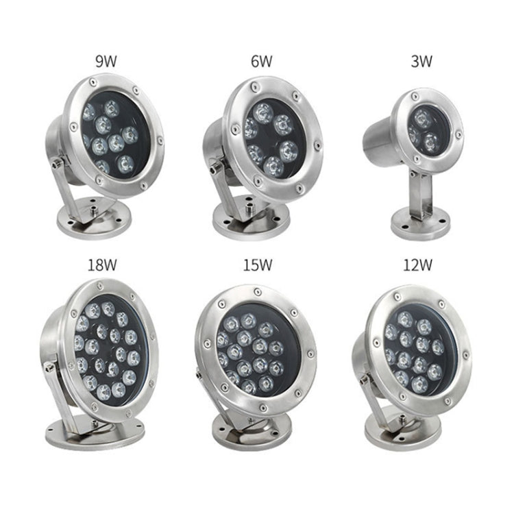 LED Unterwasserlicht Pool Fischteich Springbrunnen wasserdicht Landschaftslicht 24W (Warmweiß)