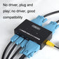 Frendorf | FJGEAR FJ-201UK 2 In 1 Out KVM Switcher Mit Desktop Controller Mit Kabel (Schwarz)