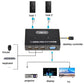 Frendorf | FJGEAR FJ-201UK 2 In 1 Out KVM Switcher Mit Desktop Controller Mit Kabel (Schwarz)