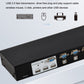 Frendorf | FJGEAR FJ-810UK 8 In 1 Out Computer Host VGA Zu KVM Switcher Mit Desktop Switch, EU Stecker (Schwarz)