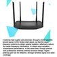 Frendorf | TP-LINK TL-WDR5620 AC1200 5G/2.4G Dual-Band Gigabit Wireless Router, CN Plug mit 1m Netzwerkkabel