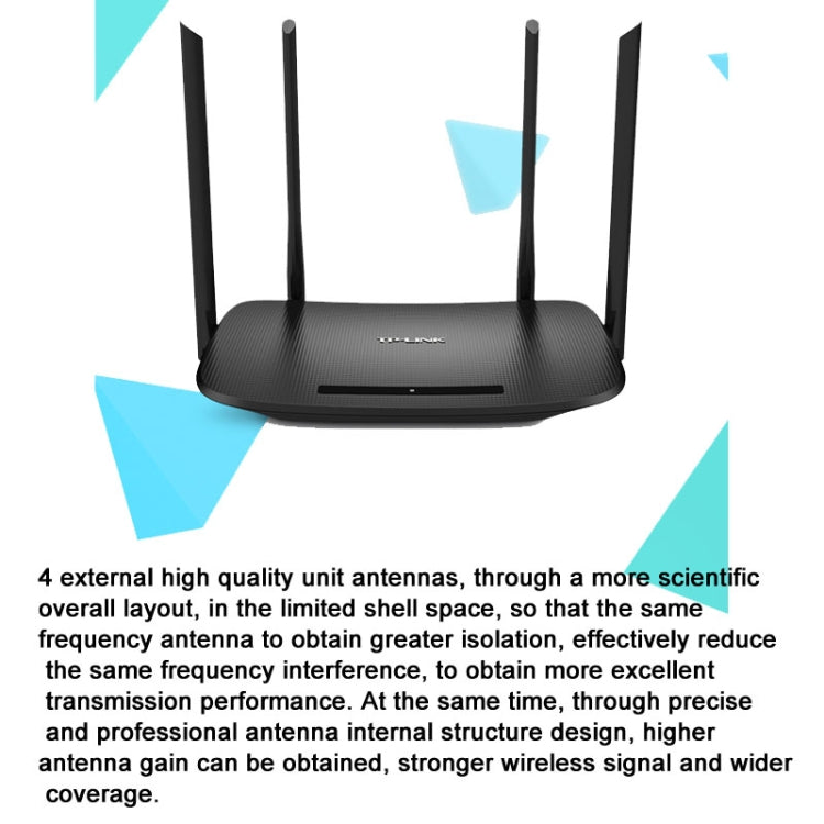 Frendorf | TP-LINK TL-WDR5620 AC1200 5G/2.4G Dual-Band Gigabit Wireless Router, CN Plug mit 1m Netzwerkkabel