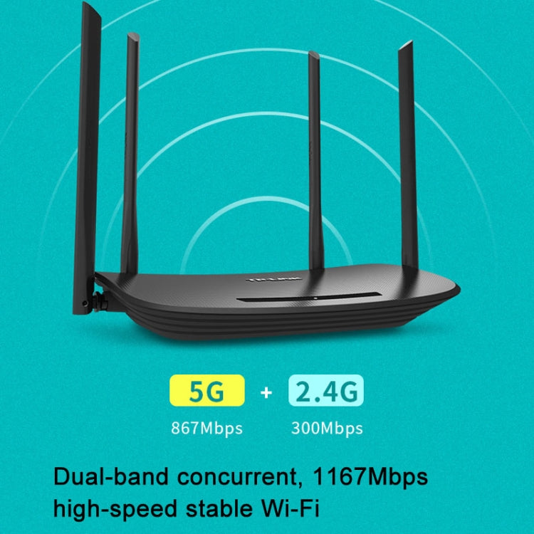 Frendorf | TP-LINK TL-WDR5620 AC1200 5G/2.4G Dual-Band Gigabit Wireless Router, CN Plug mit 1m Netzwerkkabel