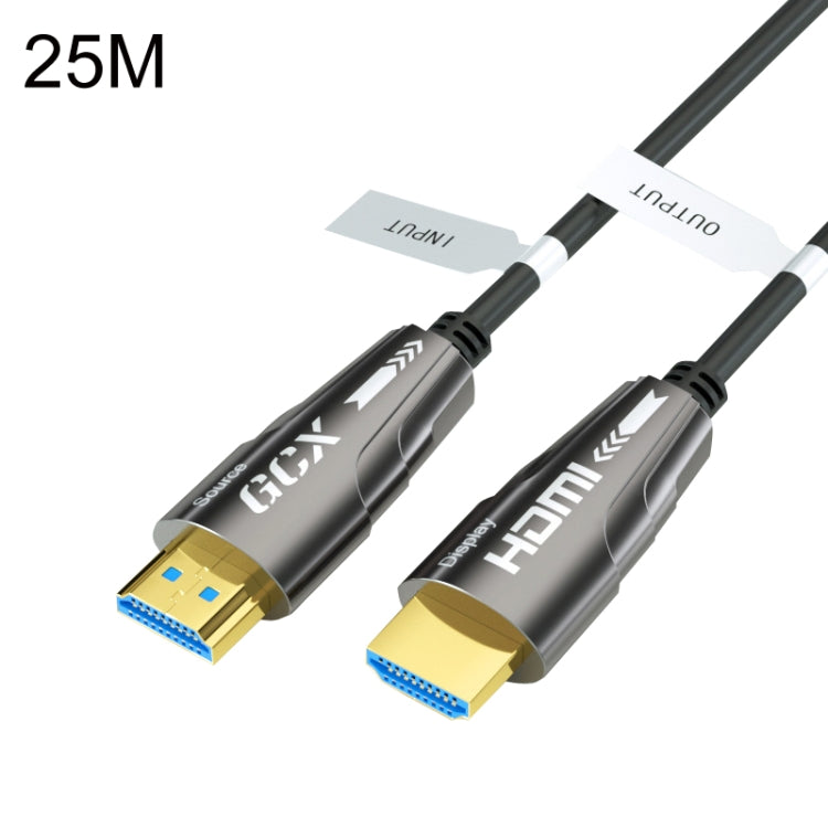 Frendorf | HDMI 2.0 Stecker zu HDMI 2.0 Stecker 4K HD aktives optisches Kabel, Kabellänge: 25m