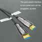 Frendorf | HDMI 2.0 Stecker zu HDMI 2.0 Stecker 4K HD Aktives Optisches Kabel, Kabellänge: 80m