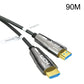 Frendorf | HDMI 2.0 Stecker zu HDMI 2.0 Stecker 4K HD aktives optisches Kabel, Kabellänge: 90m