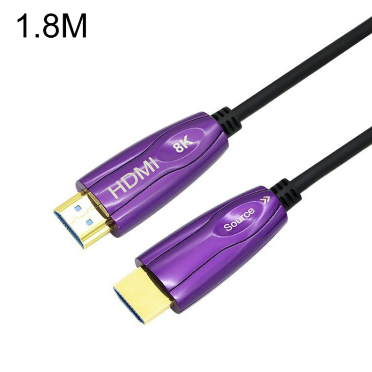Frendorf | HDMI 2.1 8K 60HZ HD aktives optisches Kabel Computerbildschirm-Konvertierungslinie, Kabellänge: 1,8 m