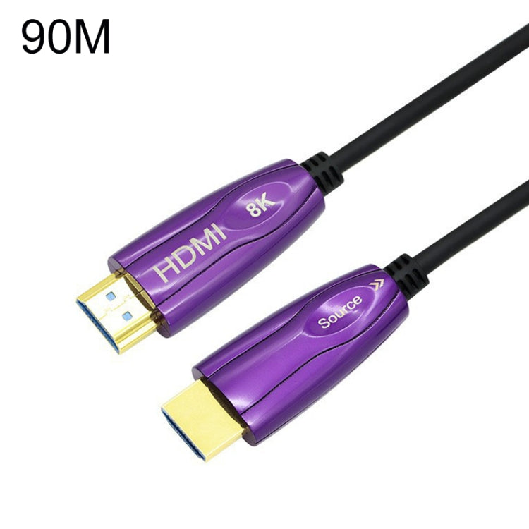 Frendorf | HDMI 2.1 8K 60HZ HD Aktives Optisches Kabel Computer Bildschirm Umwandlungslinie, Kabel Länge: 90m
