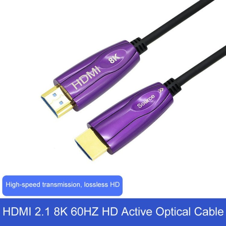 Frendorf | HDMI 2.1 8K 60HZ HD Aktives Optisches Kabel Computer Bildschirm Umwandlungslinie, Kabel Länge: 90m