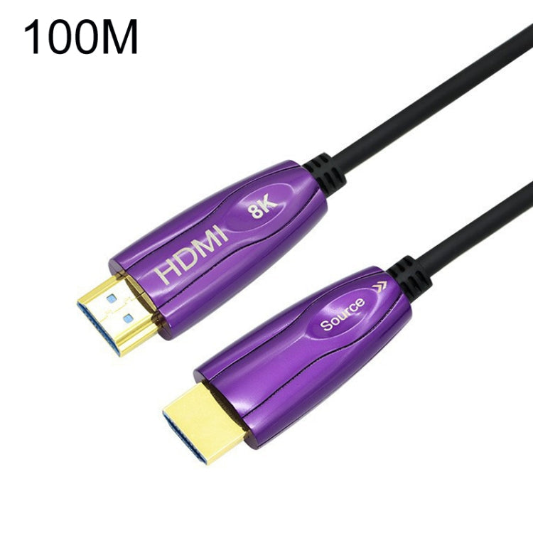 Frendorf | HDMI 2.1 8K 60HZ HD Aktives optisches Kabel Computer Bildschirm Umwandlungslinie, Kabel Länge: 100m