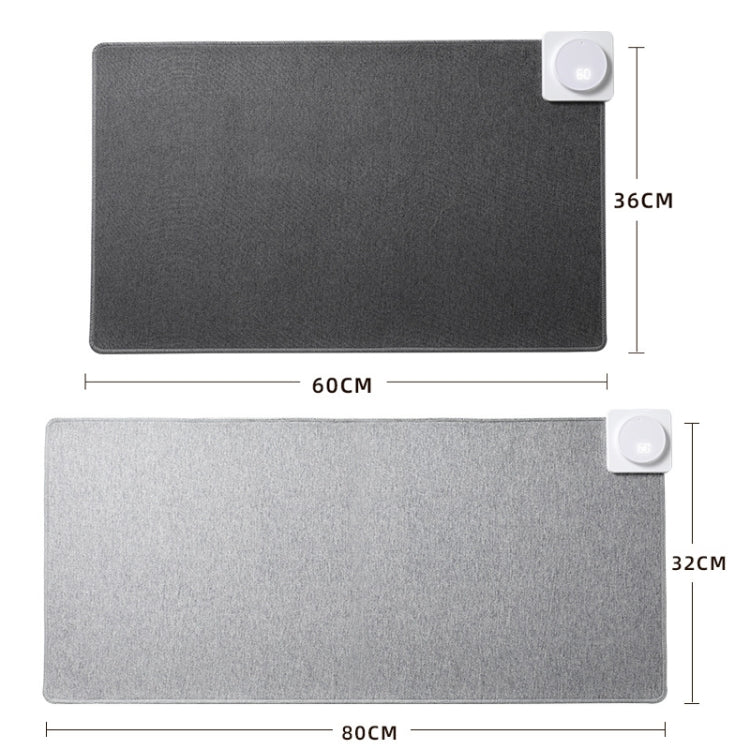 Frendorf | Joyroom JR-CY335 220V Smart Office Desktop Heizthermostatische Mouse Pad, US-Stecker, Größe: 80x32cm(Dunkelgrau)