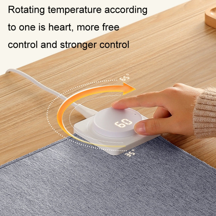 Frendorf | Joyroom JR-CY335 220V Smart Office Desktop Heizthermostatische Mouse Pad, US-Stecker, Größe: 80x32cm(Dunkelgrau)