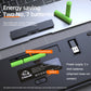 Frendorf | ZIYOU LANG K68 68 Tasten Bluetooth Drahtlos Dual Modell Mechanische Tastatur, Stil: Rote Welle Version (Grau)