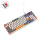 Frendorf | ZIYOU LANG K3 100 Tasten Spiel Glühende Verdrahtete Mechanische Tastatur, Kabel Länge: 1,5m, Stil: Bienenversion Rote Achse