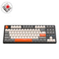 Frendorf | ZIYOU LANG K87 87-Tasten Hot-Swap-fähige kabelgebundene mechanische Tastatur, Kabellänge: 1,5 m, Stil: Roter Schaft (Mikro-Licht Weißes Licht)