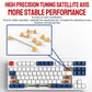 Frendorf | ZIYOU LANG K87 87-Tasten Hot-Swap-fähige kabelgebundene mechanische Tastatur, Kabellänge: 1,5 m, Stil: Roter Schaft (Mikro-Licht Weißes Licht)