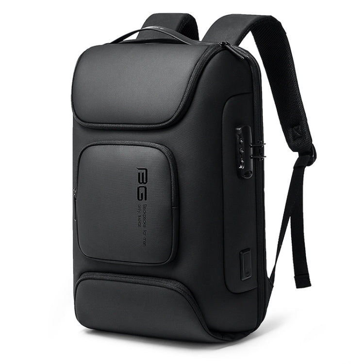 Frendorf | BANGE BG-7216plus Diebstahlschutz Wasserdicht Reisen Herren Rucksack 15,6 Zoll Laptop Tasche (Schwarz)