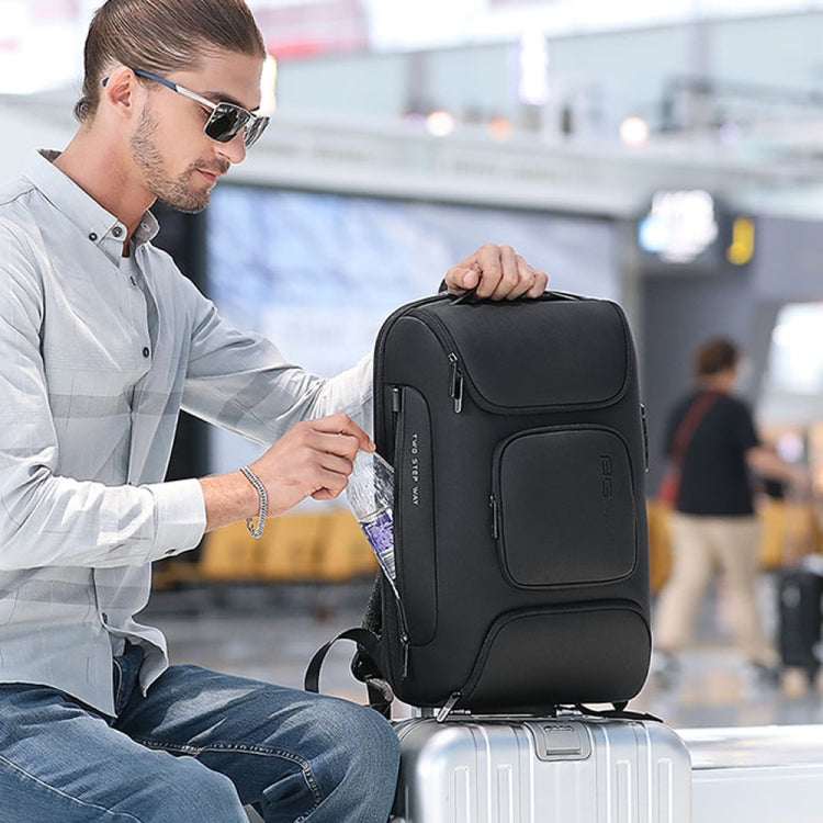 Frendorf | BANGE BG-7216plus Diebstahlschutz Wasserdicht Reisen Herren Rucksack 15,6 Zoll Laptop Tasche (Schwarz)