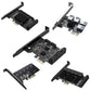 Frendorf | PCIE X1 zu 10 Ports SATA3.0 Rotary Card Computer Desktop Solid State Festplatte