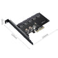 Frendorf | PCIE X1 zu 10 Ports SATA3.0 Rotary Card Computer Desktop Solid State Festplatte