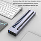 Frendorf | HS-716MG USB3.0 Aluminiumlegierung Grau 10 Ports 12V/4A Erweiterungsdockingcomputer Kamera HUB