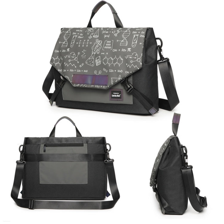 Frendorf | LUCKYBAT Laptop Tasche Airbag Anti-Absturz Crossbody Handtasche, Größe: S 13.3-16 Zoll (Kurkuma Weiß)