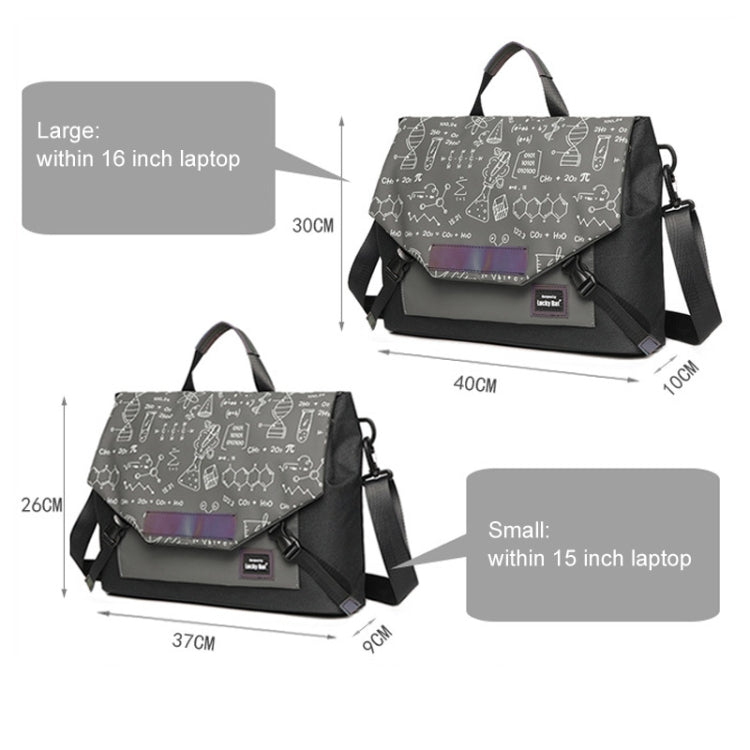 Frendorf | LUCKYBAT Laptop Tasche Airbag Anti-Absturz Crossbody Handtasche, Größe: S 13.3-16 Zoll (Kurkuma Weiß)