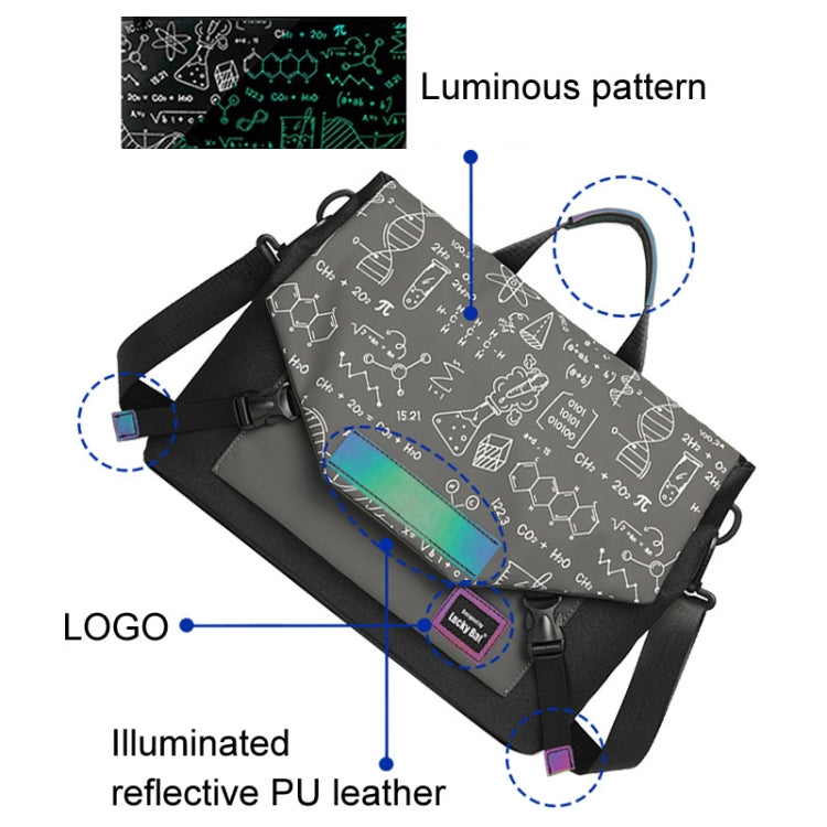 Frendorf | LUCKYBAT Laptop Tasche Airbag Anti-Absturz Crossbody Handtasche, Größe: S 13.3-16 Zoll (Kurkuma Weiß)