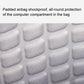 Frendorf | LUCKYBAT Laptop Tasche Airbag Anti-Absturz Crossbody Handtasche, Größe: S 13.3-16 Zoll (Kurkuma Weiß)